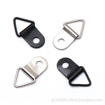 Hanging Ring Triangle Metal Rust Proof SS Blackened